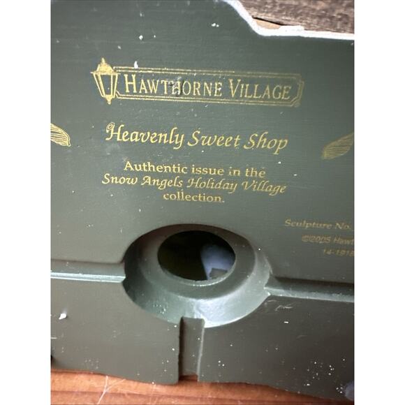 Heavenly Sweet Shop Snow Angels Holiday Village Hawthorne Rare - Picture 6 of 8